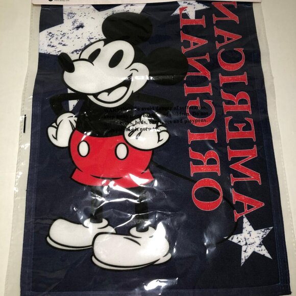 Disney Mickey Mouse Garden Flag "American Original" 4th Of July Patriotic USA - Picture 5 of 6